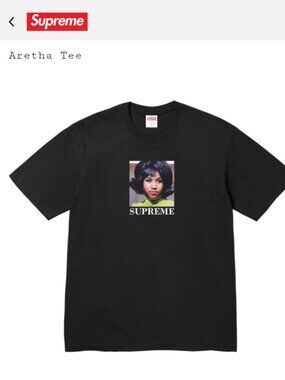 Supreme Aretha Tee Size XL Black (In Hand) SS26 Authentic NWT Fast Shipping ✅